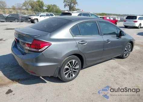 2013 Honda Civic Ex-L из США, поврежденный, VIN 2HGFB2F94DH504396